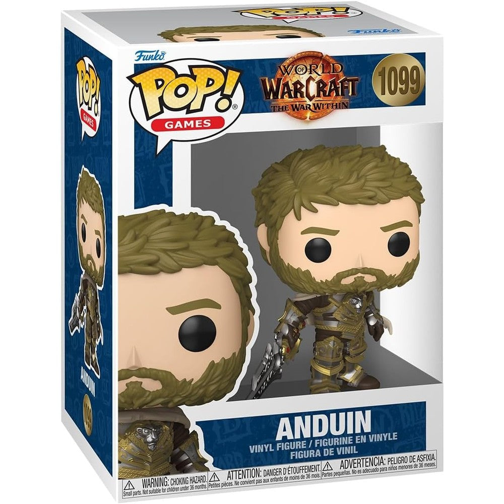 Funko POP Games World of Warcraft Anduin vinyl figure front view collectible toy