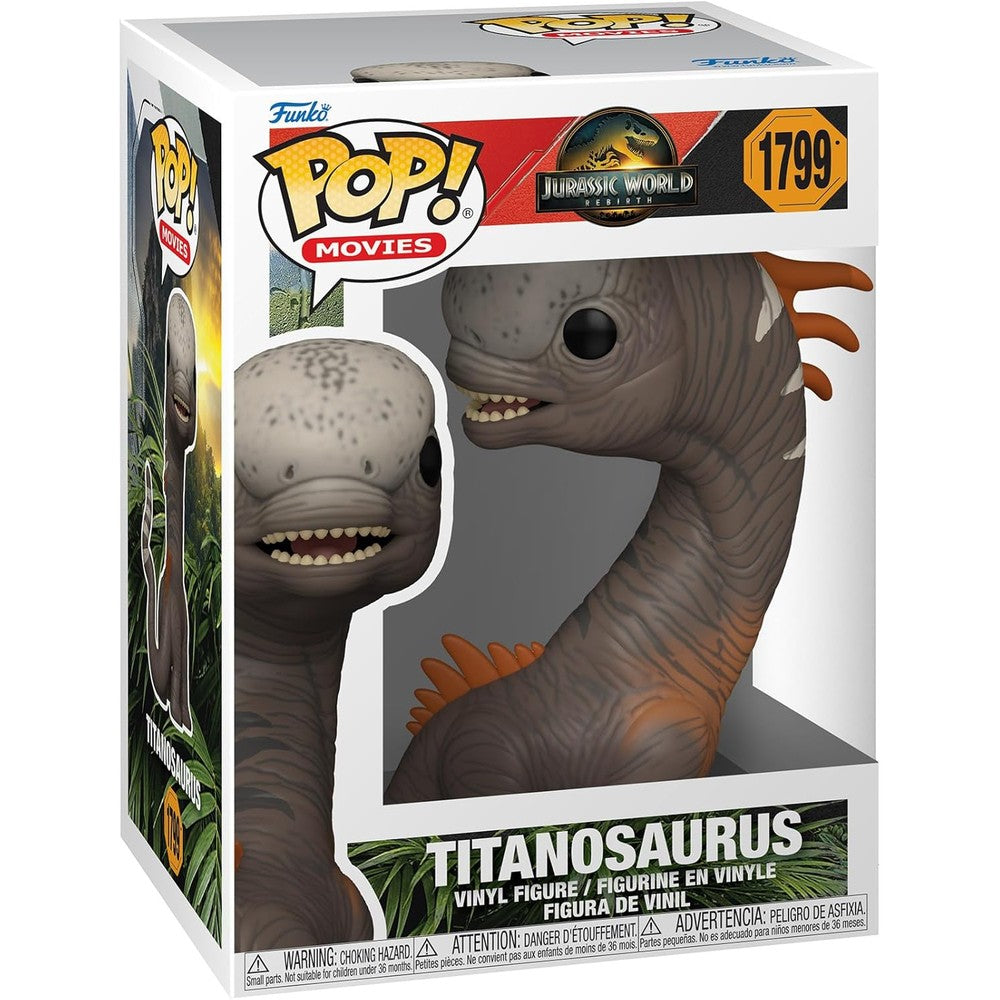 Funko Pop Jurassic World Rebirth Titanosaurus vinyl figure front view