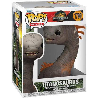 Funko Pop Jurassic World Rebirth Titanosaurus vinyl figure front view