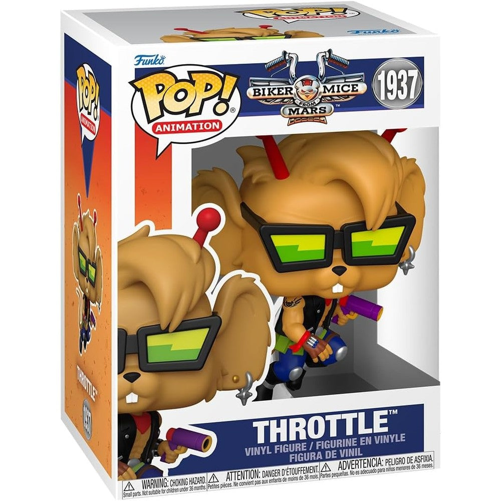 Funko Pop Animation Biker Mice from Mars Throttle front view collectible figurine