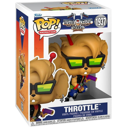 Funko Pop Animation Biker Mice from Mars Throttle front view collectible figurine