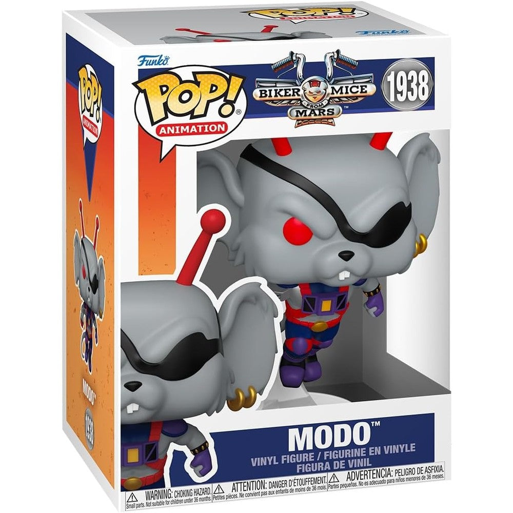 Funko Pop Animation Biker Mice From Mars Modo vinyl figure front view collectible merchandise