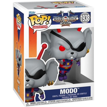 Funko Pop Animation Biker Mice From Mars Modo vinyl figure front view collectible merchandise