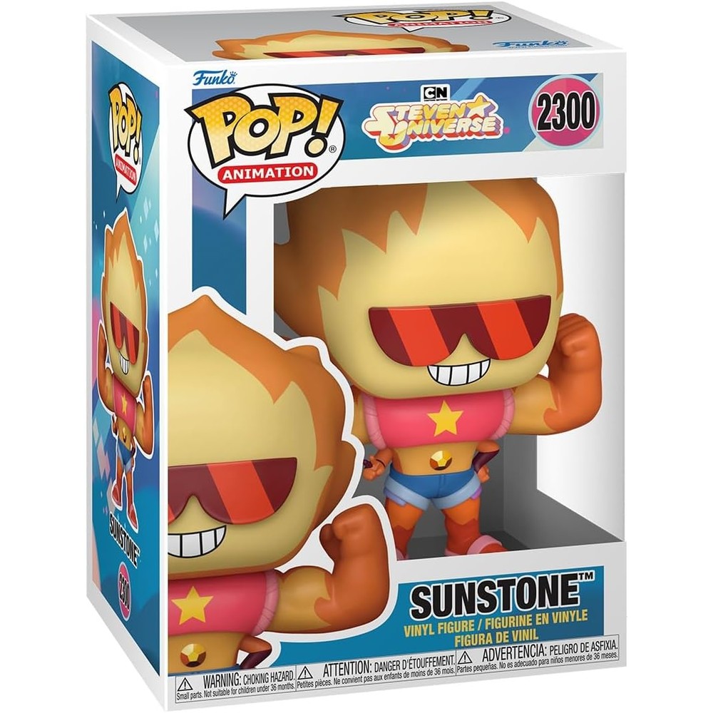 Funko Pop Animation Steven Universe Sunstone collectible vinyl figure front view package packaging