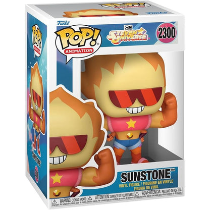 Funko Pop Animation Steven Universe Sunstone collectible vinyl figure front view package packaging