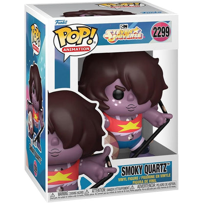 Funko Pop Animation Steven Universe Smoky Quartz front view collectible packaging
