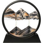 Muyan Moving Sand Art Picture 7 Inch black frame front view