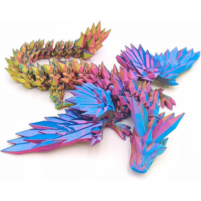 Dpcirk 3D printed flying dragon front view