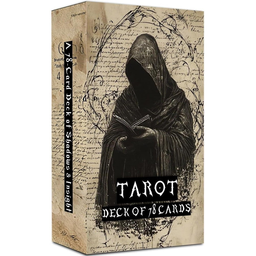 GZSYXHJYXGS Eternal Whisper Tarot Deck front view showing premium gothic packaging