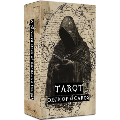 GZSYXHJYXGS Eternal Whisper Tarot Deck front view showing premium gothic packaging
