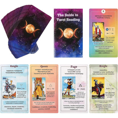 Fofeadm Tarot Cards for Beginners deck box front view