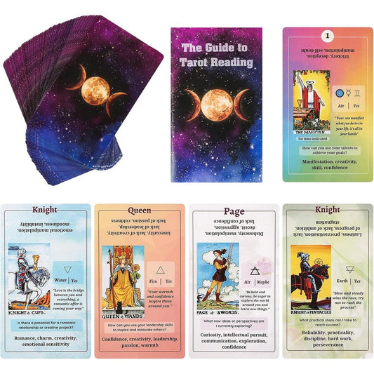 Fofeadm Tarot Cards for Beginners deck box front view