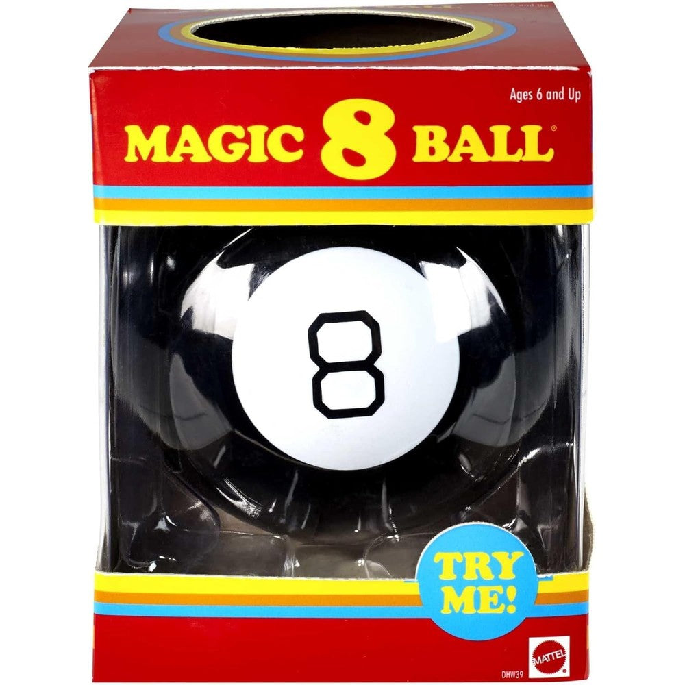 Mattel Games Magic 8 Ball Retro Edition front view