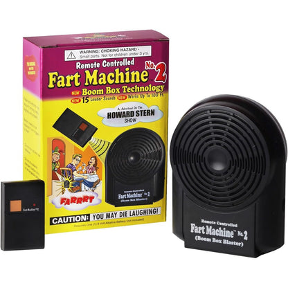Forum Novelties T J Wisemen Funny Remote Control Fart Machine Number Two Wireless Prank Toy With Fifteen Sound Effects