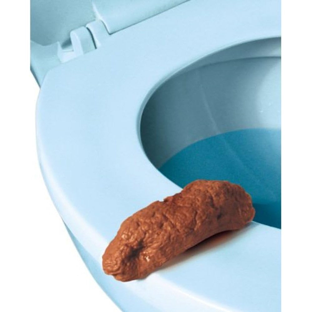 Loftus Gross Party Pooper Fake Poop Toy front view showcasing realistic brown texture.