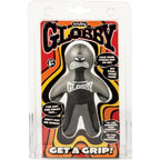 Schylling Globby front view of the black stretchable stress toy packaging