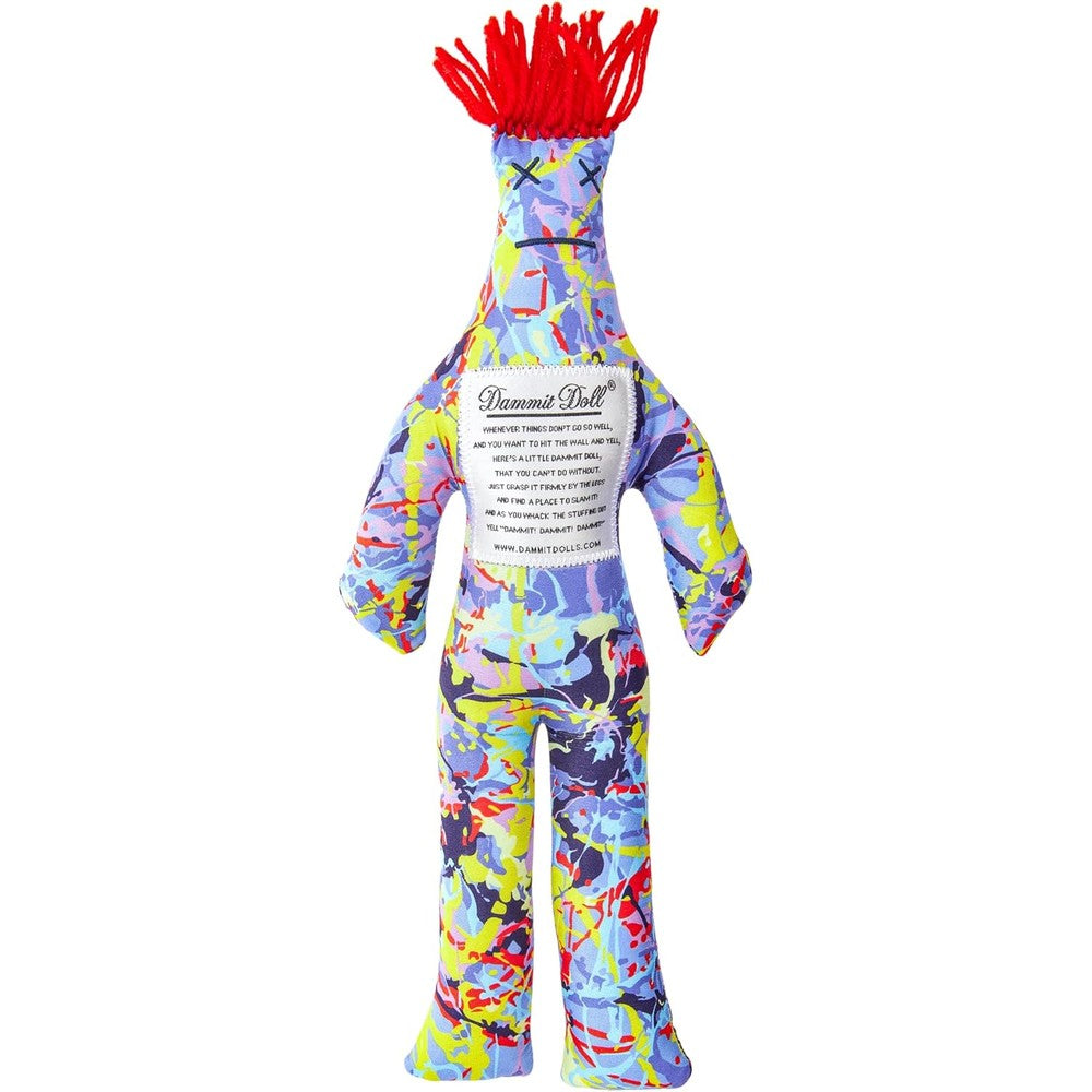 Dammit Doll Jackson artist inspired limited edition stress relief toy front view