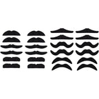 LuckyStar365 Novelty Fake Mustaches front view showing six different styles