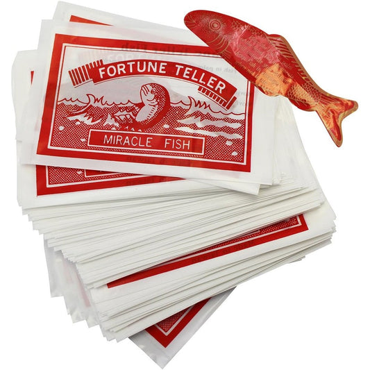 Funny Party Hats Fortune Teller Miracle Fish front view retail packaging bundle