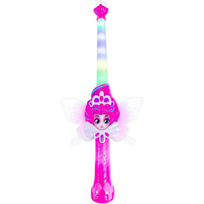 Of Dragons, Fairies, and Wizards magic pink fairy wand front view