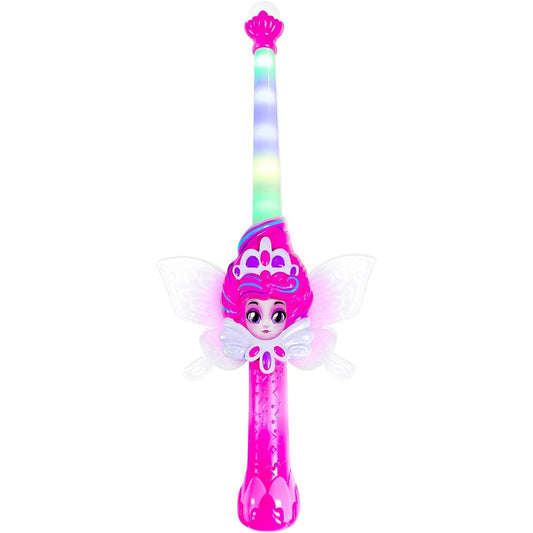 Of Dragons, Fairies, and Wizards magic pink fairy wand front view
