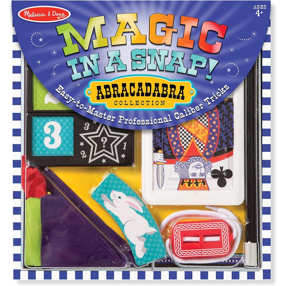Melissa & Doug Magic in a Snap Abracadabra Collection front packaging view