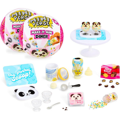 MGA's Miniverse Make It Mini Diner Series 4 front view of the two pack packaging capsules