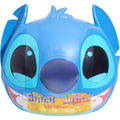 Disney Stitch Jumbo Mystery Capsule front view showing the large nine inch blue alien head packaging container.