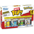 Funko Bitty Pop Pokemon Pikachu four pack front view of miniature vinyl figures