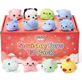 Mr. Pen Pastel Animal Squishy Toys 12 Pack assortment front view