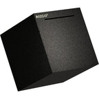 Hizgo adult piggy bank front view matte black stainless steel savings box