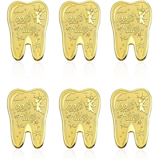 upain tooth fairy for boys keepsake kit front view showing golden coins and wooden box