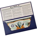 LEKA NEIL 250th Anniversary Collectible Two Dollar Bill front view showing Thomas Jefferson portrait and colorized historic elements