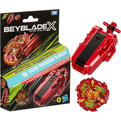 Beyblade X Soar Phoenix 9-60GF set front view