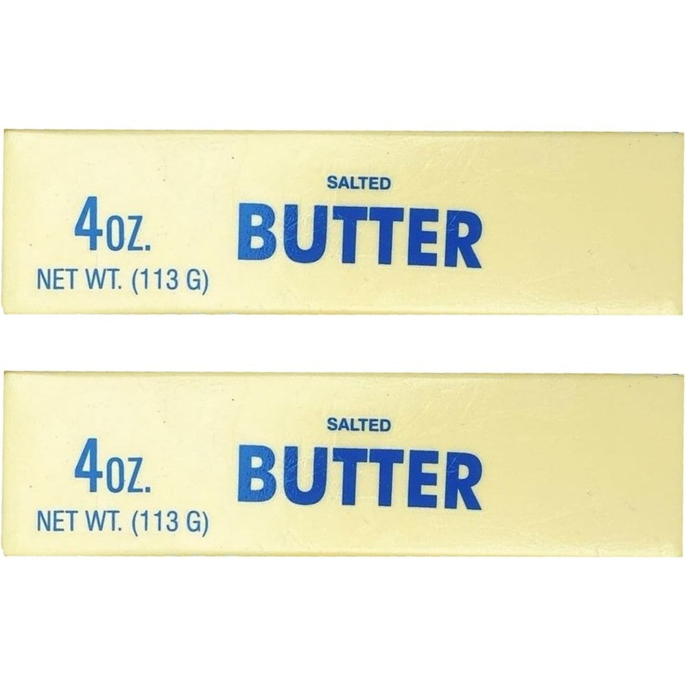 Cuteam butter stick slow rising squeeze toy front view realistic yellow salted butter bar stress relief fidget tool