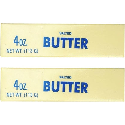 Cuteam butter stick slow rising squeeze toy front view realistic yellow salted butter bar stress relief fidget tool