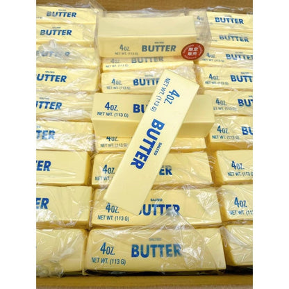 Embroidery butter stick slow rising squishy toy front view on white background