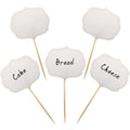 Blue Top 50 piece blank food picks front view