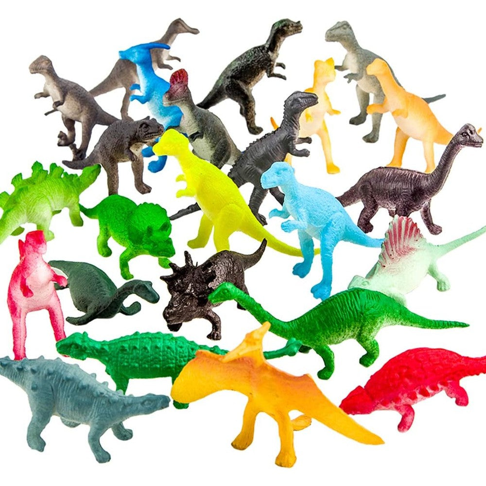 ValeforToy 82 piece mini dinosaur toy set front view