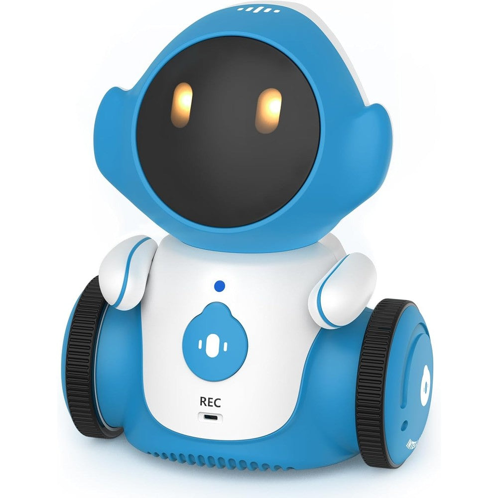 Gilobaby smart talking robot toy blue front view