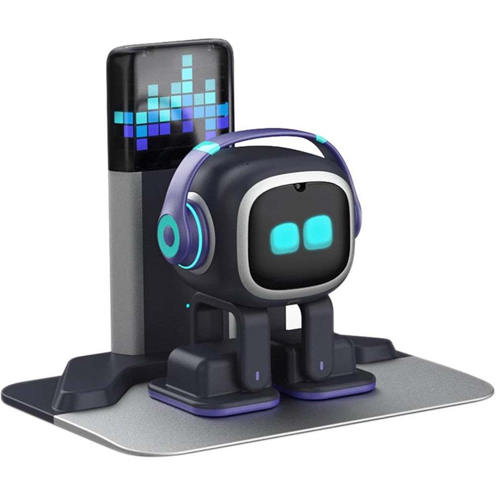Emopet AI Desk Robot Companion front view on desk