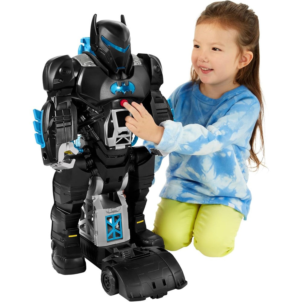 Fisher-Price Imaginext DC Super Friends Bat-Tech Batbot front view of robot mode