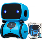 Contixo R1 blue interactive smart robot toy front view
