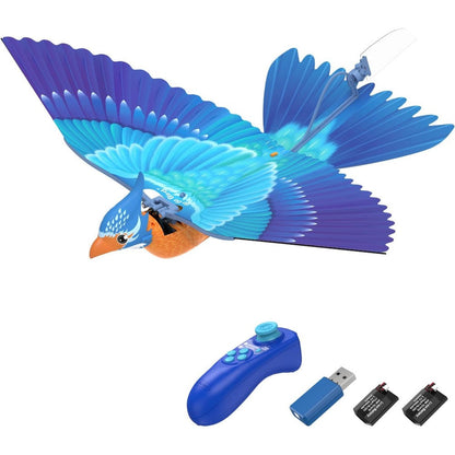 Go Go Bird bionic remote control flying kingfisher toy front view