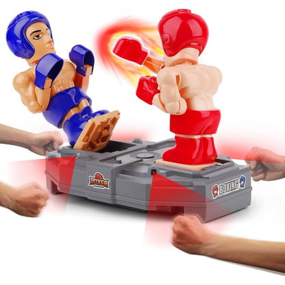 iPlay, iLearn Electronic Boxing Robots front view active battle