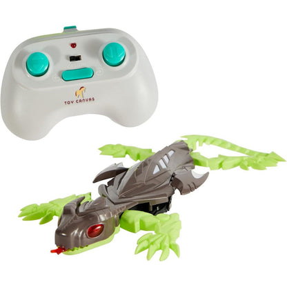 ToyCanvas remote control wall climbing gecko front view
