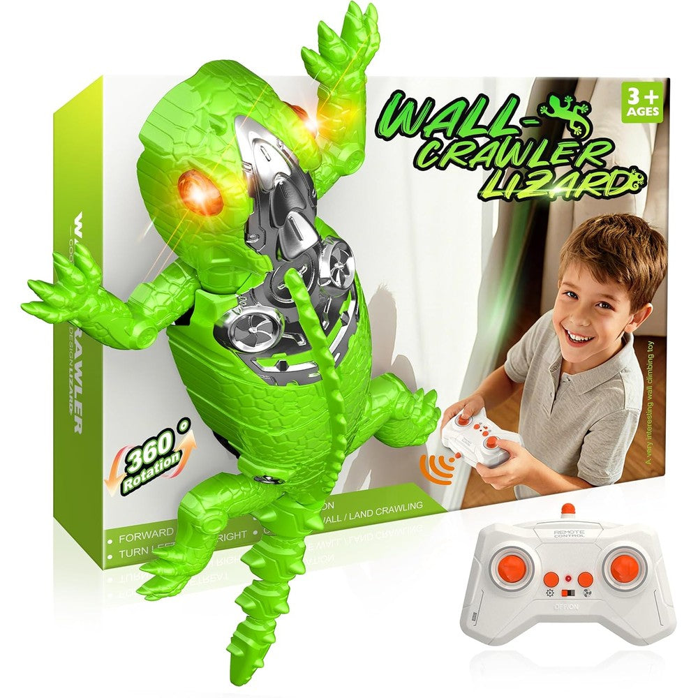 Popplaying Wall Crawler Gecko remote control lizard front view