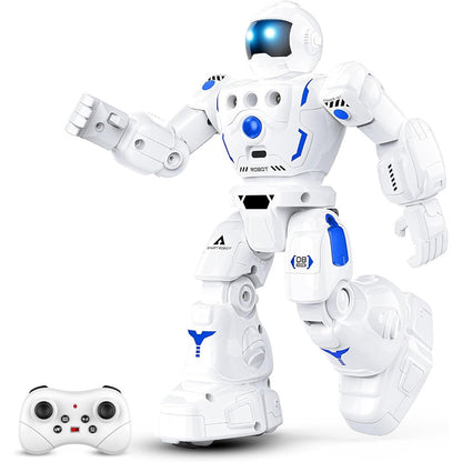 Bazolota programmable robot toy front view with remote