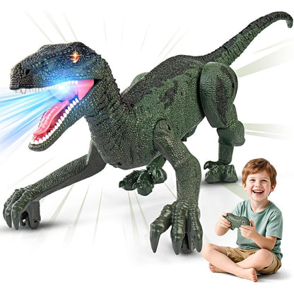 Rcfunkid remote control dinosaur toy front view for kids