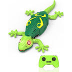 Athleria wall climbing lizard green robot toy front view
